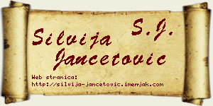 Silvija Jančetović vizit kartica